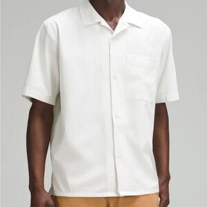 Lululemon Athletica White Casual Button Down Shirt